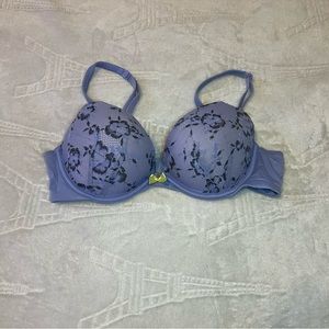 Body by Victoria push up in lavender purple color with lime green accent